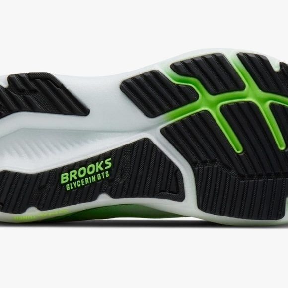 Brooks Men’s Glycerin GTS 23 Supportive Running Brooks Men's Green Running Shoes - Picture 3 of 11